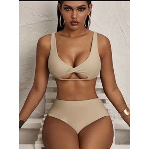 Nude High Waisted Bikini